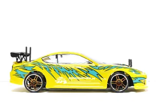 Радиоуправляемый машина для дрифта HSP Flying Fish 1 - 1:10 4WD - 94123-12362 кузов Nissan Silvia S15 — фото 6