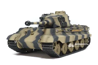 Радиоуправляемый танк инфракрасный Torro King Tiger 1/16 дым (для ИК боя) V3.0 2.4G RTR TR11510-CA-3.0 — фото 2