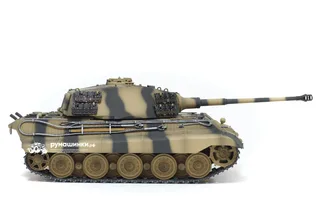 Радиоуправляемый танк инфракрасный Torro King Tiger 1/16 дым (для ИК боя) V3.0 2.4G RTR TR11510-CA-3.0 — фото 6