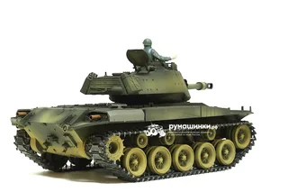 Радиоуправляемый танк Taigen 1/16 M41A3 Bulldog (США) PRO V3 2.4G RTR TG3839-1PRO3.0 — фото 5