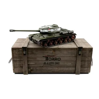 Танк Taigen 1/16 ИС-2 модель 1944, СССР, зеленый, (для ИК боя) V3.0 2.4G RTR TG3928-1G-IR-BOX3.0