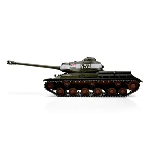Радиоуправляемый танк Taigen 1/16 ИС-2 модель 1944, СССР, зеленый, (для ИК боя) V3.0 2.4G RTR TG3928-1G-IR-BOX3.0 — фото 4