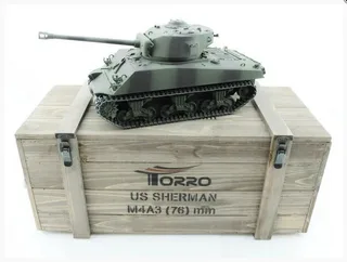 Танк Torro Sherman M4A3 76mm 1/16 ИК-пушка V3.0 2.4G RTR
