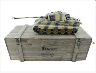 Танк Torro King Tiger, башня Henschel (Metal Edition) 1/16, ИК-пушка V3.0 2.4G RTR TR1110000612-3.0