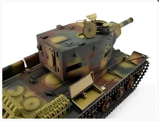 Радиоуправляемый танк Torro KV-2 1/16 ВВ-пушка, дым, зеленый V3.0 2.4G RTR TR11708-CA-3.0 — фото 3