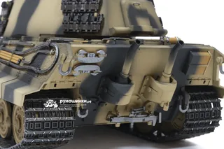 Радиоуправляемый танк Torro King Tiger, башня Henschel (Metal Edition) 1/16, ВВ-пушка V3.0 2.4G RTR TR1110000611-3.0 — фото 10