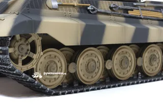 Радиоуправляемый танк Torro King Tiger, башня Henschel (Metal Edition) 1/16, ВВ-пушка V3.0 2.4G RTR TR1110000611-3.0 — фото 11