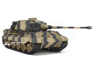 Радиоуправляемый танк Torro King Tiger, башня Henschel (Metal Edition) 1/16, ВВ-пушка V3.0 2.4G RTR TR1110000611-3.0 — фото 4
