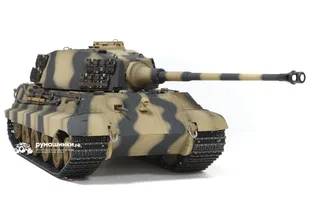 Радиоуправляемый танк Torro King Tiger, башня Henschel (Metal Edition) 1/16, ВВ-пушка V3.0 2.4G RTR TR1110000611-3.0 — фото 5