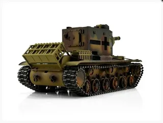 Радиоуправляемый танк Torro KV-2 1/16 откат ствола (для ИК боя), камуфляж V3.0 2.4G RTR TR11409-CA-3.0 — фото 2