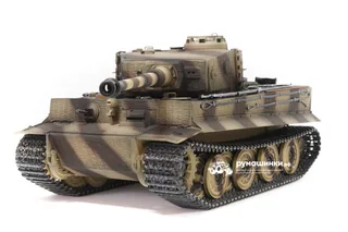 Танк на радиоуправлении Taigen 1/16 Tiger 1 (Германия, поздняя версия) дым V3 2.4G RTR TGAS3818-D3.0 — фото 6