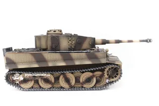 Танк на радиоуправлении Taigen 1/16 Tiger 1 (Германия, поздняя версия) дым V3 2.4G RTR TGAS3818-D3.0 — фото 9