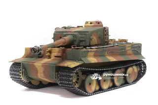 Радиоуправляемый танк Taigen 1/16 Tiger 1 (Германия, средняя версия) дым (для ИК боя) V3 2.4G RTR — фото 2