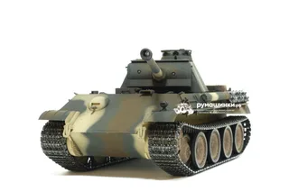 Радиоуправляемый танк Taigen 1/16 Panther type G с ИК пушкой HC версия, башня на 360, подшипники в ред, V3 2.4G RTR TG3879-1GHC-IR3.0 — фото 6