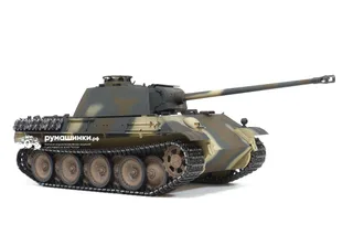Радиоуправляемый танк Taigen 1/16 Panther type G с ИК пушкой HC версия, башня на 360, подшипники в ред, V3 2.4G RTR TG3879-1GHC-IR3.0 — фото 8