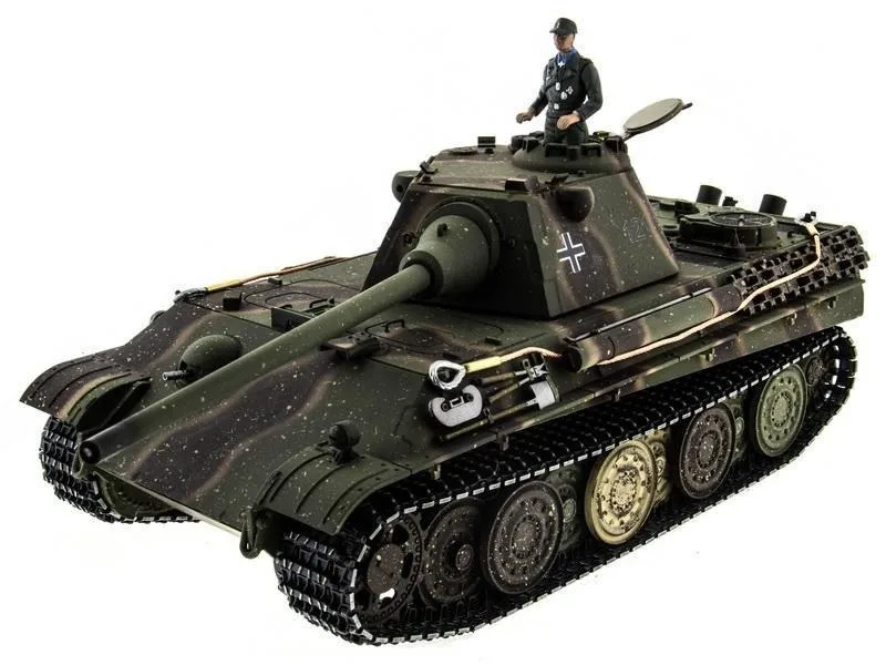 Р/У танк Taigen 1/16 Panther type F (Германия) откат ствола (для ИК боя) V3 2.4G RTR TGIF3879F-B1 3.0