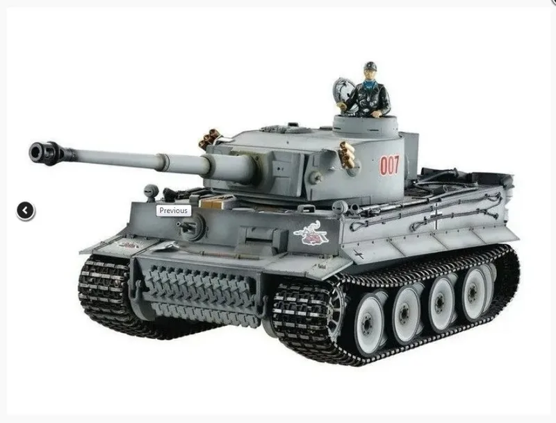 Радиоуправляемый танк Taigen 1/16 Tiger 1 (Германия, ранняя версия) дым V3 2.4G RTR TGAS3818-C3.0