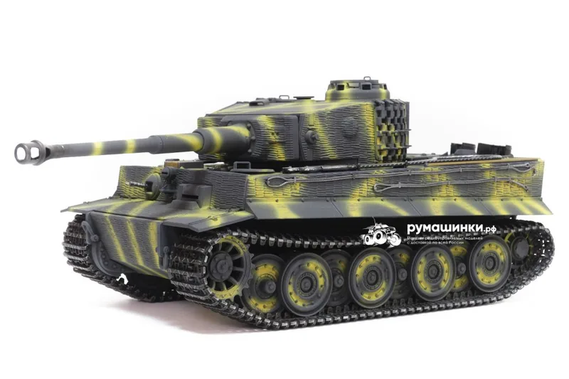 Радиоуправляемый танк Taigen 1/16 Tiger 1 (Германия, поздняя версия) (для ИК боя) V3 2.4G RTR окраска Тики TG3818-1DT-BTR-IR3.0