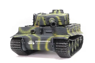 Радиоуправляемый танк Taigen 1/16 Tiger 1 (Германия, поздняя версия) (для ИК боя) V3 2.4G RTR окраска Тики TG3818-1DT-BTR-IR3.0 — фото 3