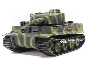 Радиоуправляемый танк Taigen 1/16 Tiger 1 (Германия, поздняя версия) (для ИК боя) V3 2.4G RTR окраска Тики TG3818-1DT-BTR-IR3.0 — фото 4