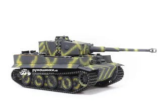 Радиоуправляемый танк Taigen 1/16 Tiger 1 (Германия, поздняя версия) (для ИК боя) V3 2.4G RTR окраска Тики TG3818-1DT-BTR-IR3.0 — фото 5