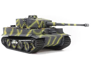 Радиоуправляемый танк Taigen 1/16 Tiger 1 (Германия, поздняя версия) (для ИК боя) V3 2.4G RTR окраска Тики TG3818-1DT-BTR-IR3.0 — фото 6