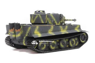 Радиоуправляемый танк Taigen 1/16 Tiger 1 (Германия, поздняя версия) (для ИК боя) V3 2.4G RTR окраска Тики TG3818-1DT-BTR-IR3.0 — фото 7