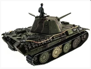 Танк на пульте управлении Taigen 1/16 Panther type F с ИК пушкой HC версия, башня на 360, подшипники в ред, V3 2.4G RTR TG3879-1FHC-IR3.0 — фото 10