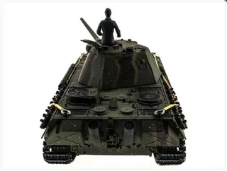 Танк на пульте управлении Taigen 1/16 Panther type F с ИК пушкой HC версия, башня на 360, подшипники в ред, V3 2.4G RTR TG3879-1FHC-IR3.0 — фото 11