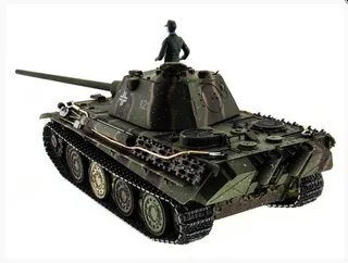 Танк на пульте управлении Taigen 1/16 Panther type F с ИК пушкой HC версия, башня на 360, подшипники в ред, V3 2.4G RTR TG3879-1FHC-IR3.0 — фото 12