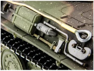 Танк на пульте управлении Taigen 1/16 Panther type F с ИК пушкой HC версия, башня на 360, подшипники в ред, V3 2.4G RTR TG3879-1FHC-IR3.0 — фото 3