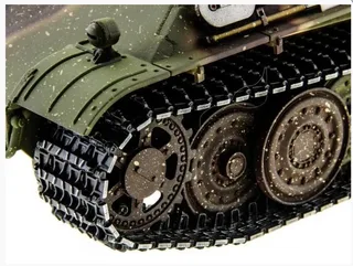 Танк на пульте управлении Taigen 1/16 Panther type F с ИК пушкой HC версия, башня на 360, подшипники в ред, V3 2.4G RTR TG3879-1FHC-IR3.0 — фото 5