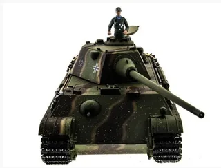 Танк на пульте управлении Taigen 1/16 Panther type F с ИК пушкой HC версия, башня на 360, подшипники в ред, V3 2.4G RTR TG3879-1FHC-IR3.0 — фото 7