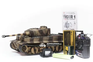 Радиоуправляемый танк Taigen 1/16 Tiger 1 (Германия, поздняя версия) откат ствола (для ИК боя) V3 2.4G RTR TGIF3818-D1-3.0 — фото 17