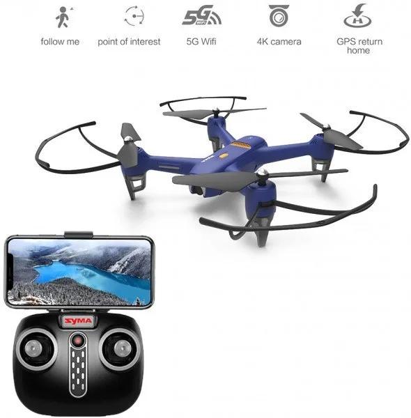 Квадрокоптер Syma X31 с камерой 4K FPV, GPS 2.4G