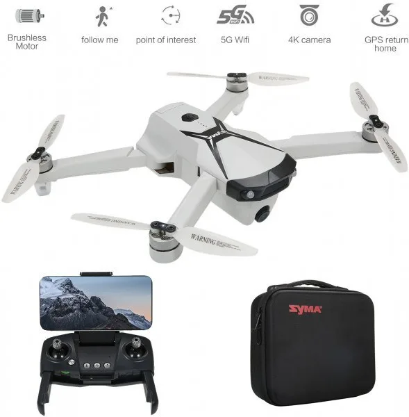 Квадрокоптер Syma с камерой 4K, FPV, GPS