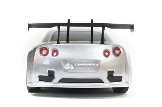 Радиоуправляемая модель для дрифта HSP Flying Fish 1 - 1:10 4WD - 94123/GTR 04 Nissan GTR Серебристый — фото 10