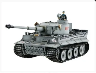 Танк на радиоуправлении Taigen 1/16 Tiger 1 (Германия, ранняя версия) откат ствола (для ИК боя) V3 2.4G RTR TGIF3818-C1-3.0