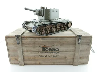 Танк Torro КВ-2 1/16 СССР, зеленый, ВВ-пушка V3.0 2.4G RTR TR1112438785-3.0