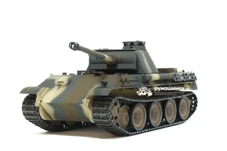Танк радиоуправляемый Taigen 1/16 Panther type G (Германия) HC версия, башня на 360, подшипники в ред., V3 2.4G RTR TG3879-1GHC3.0 — фото 3