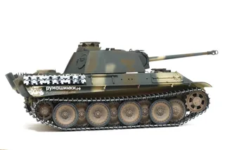 Танк радиоуправляемый Taigen 1/16 Panther type G (Германия) HC версия, башня на 360, подшипники в ред., V3 2.4G RTR TG3879-1GHC3.0 — фото 8