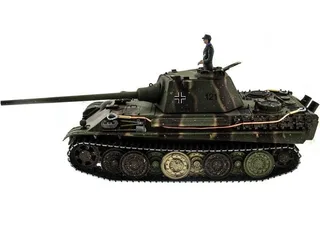 Радиоуправляемый танк пневматический Taigen 1/16 Panther type F (Германия) HC версия, башня на 360, подшипники в ред., V3 2.4G RTR TG3879-1FHC3.0 — фото 2