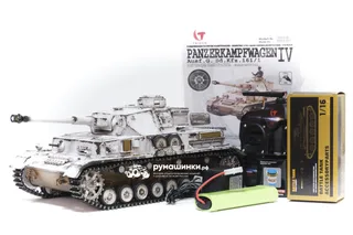 Танк радиоуправляемый для боёв Taigen 1/16 Panzerkampfwagen IV Ausf.G (Германия) (для ИК боя) V3 2.4G RTR TG3859-B-IR3.0 — фото 12