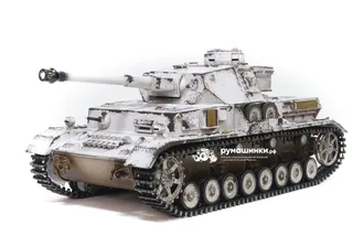 Танк радиоуправляемый для боёв Taigen 1/16 Panzerkampfwagen IV Ausf.G (Германия) (для ИК боя) V3 2.4G RTR TG3859-B-IR3.0 — фото 3
