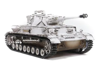 Танк радиоуправляемый для боёв Taigen 1/16 Panzerkampfwagen IV Ausf.G (Германия) (для ИК боя) V3 2.4G RTR TG3859-B-IR3.0 — фото 5