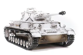 Танк радиоуправляемый для боёв Taigen 1/16 Panzerkampfwagen IV Ausf.G (Германия) (для ИК боя) V3 2.4G RTR TG3859-B-IR3.0 — фото 6