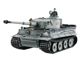 Танк пневматический Taigen 1/16 Tiger 1 (ранняя версия) HC, башня на 360, подшипники в ред., откат ствола V3 TG3818-1C-BTR3.0
