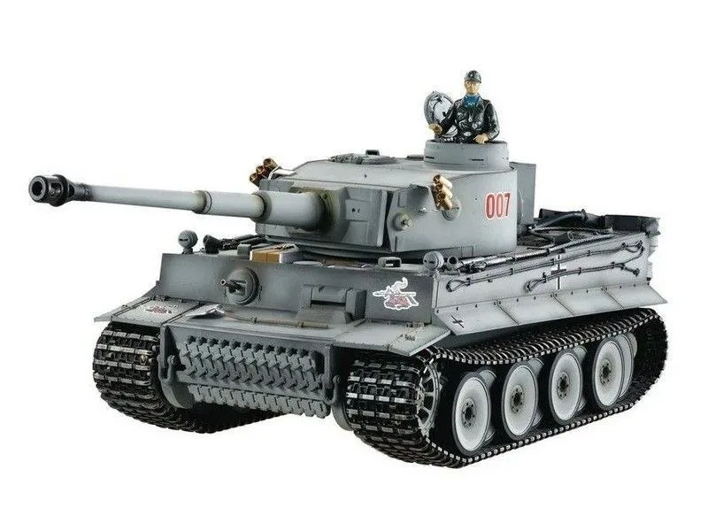 Радиоуправляемый танк пневматический Taigen 1/16 Tiger 1 (ранняя версия) HC, башня на 360, подшипники в ред., откат ствола V3 TG3818-1C-BTR3.0