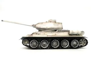 Танк на пульте управления пневматический Taigen 1/16 Советский (СССР) V3 2.4G (зимний) TG3909-1S3.0 — фото 3