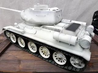 Танк на пульте управления пневматический Taigen 1/16 Советский (СССР) V3 2.4G (зимний) TG3909-1S3.0 — фото 6